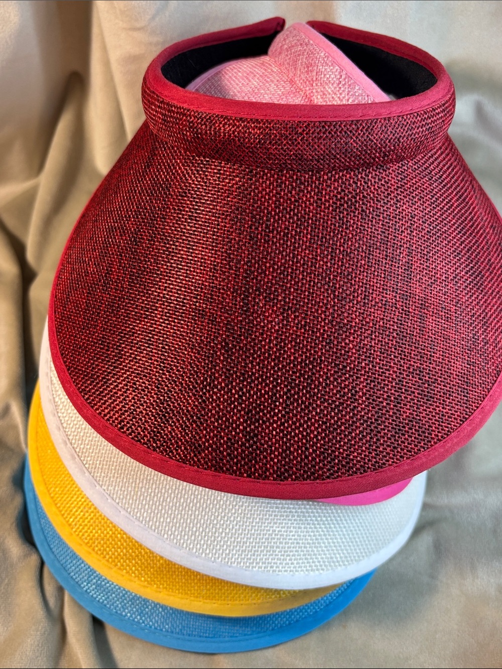 Women’s Straw Visor Sun Hat - 7 Hats Never Worn